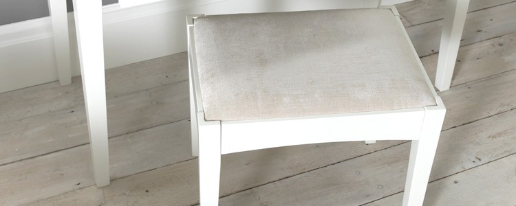 White Bedroom Stools